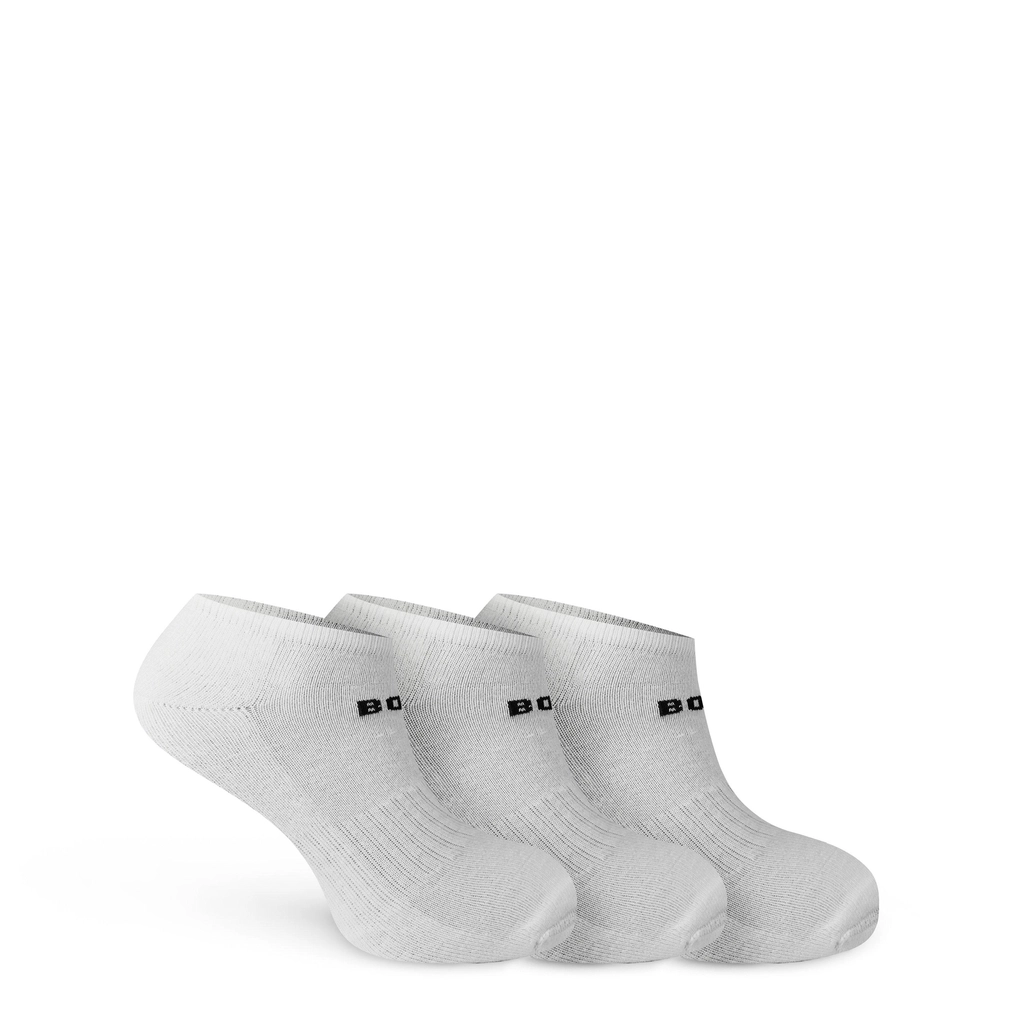 Hugo Boss 3 Pack Trainer Socks - White 100